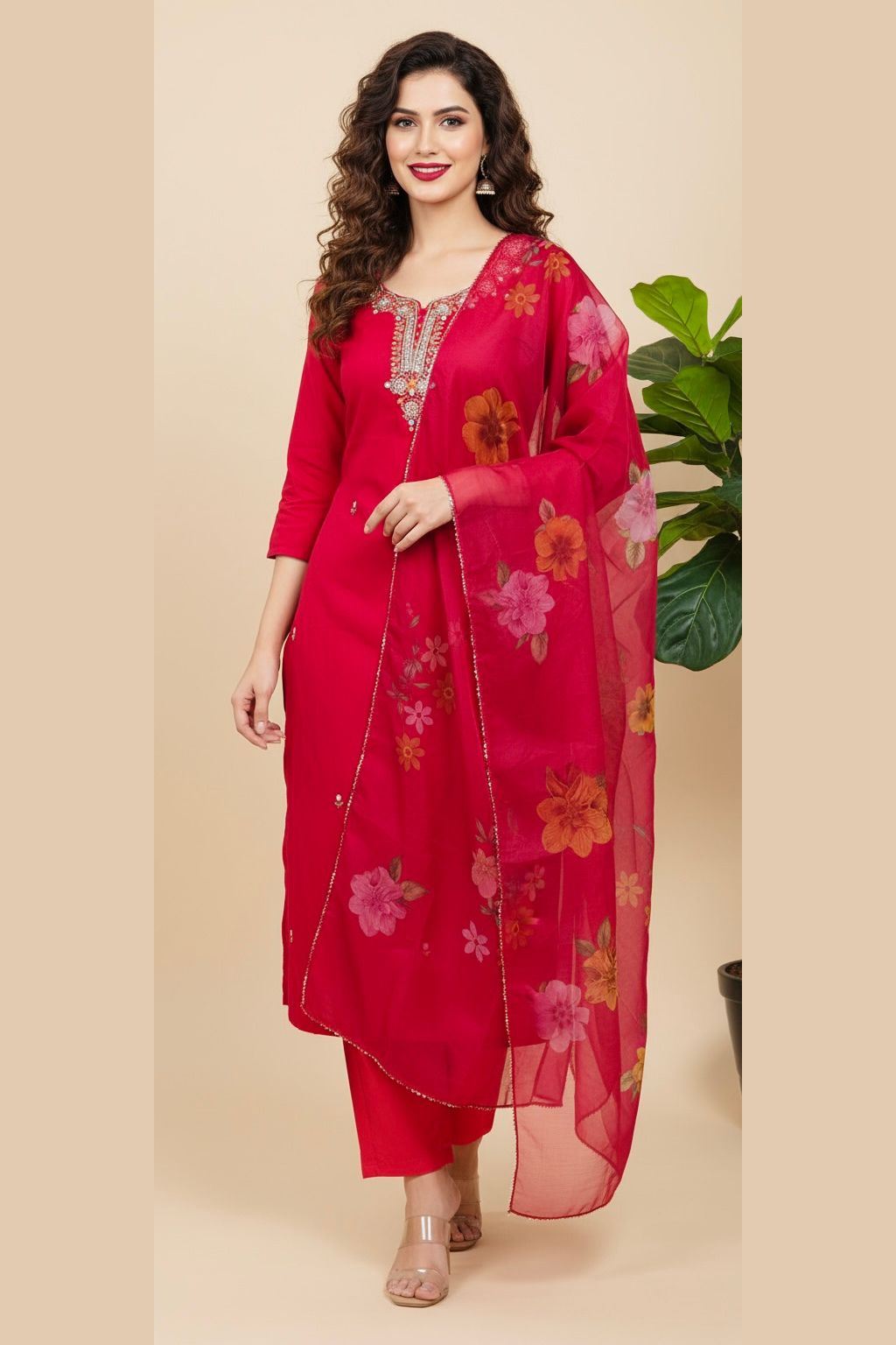 Heer Stone Embellished Suit