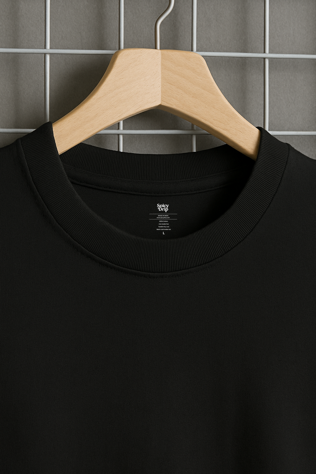 Spicy Drip Classic Oversized Tee - Black