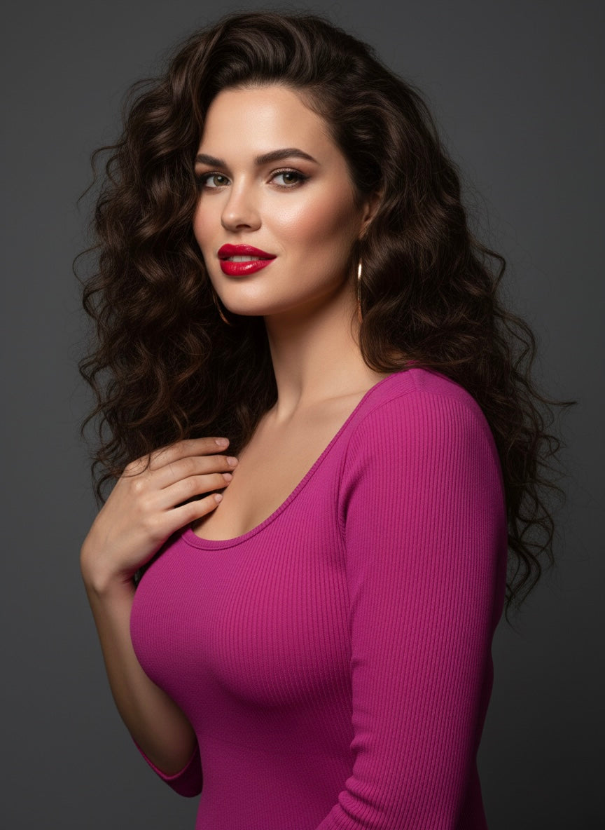 Magenta Bodycon Dress