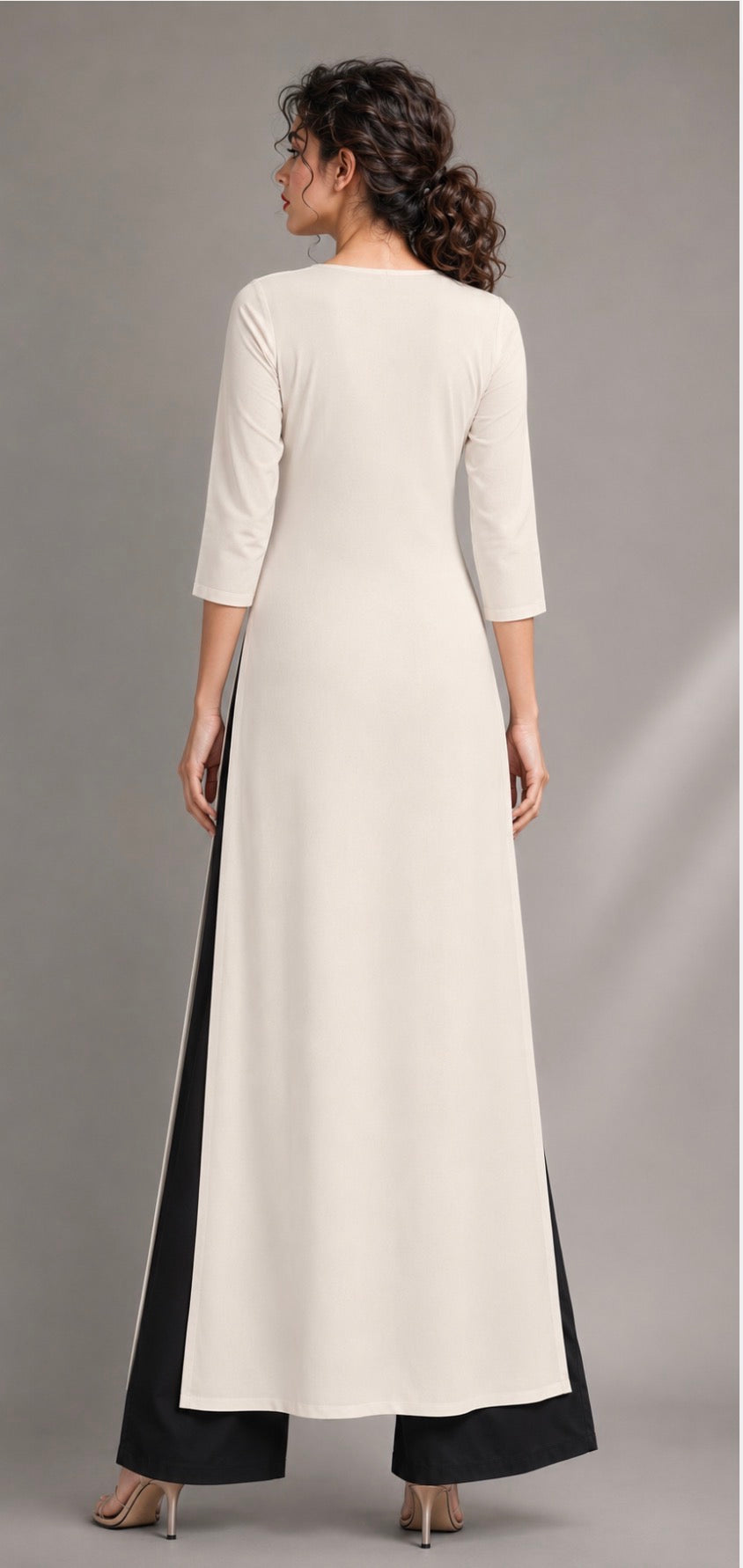 Ivory Straight Single Kurti
