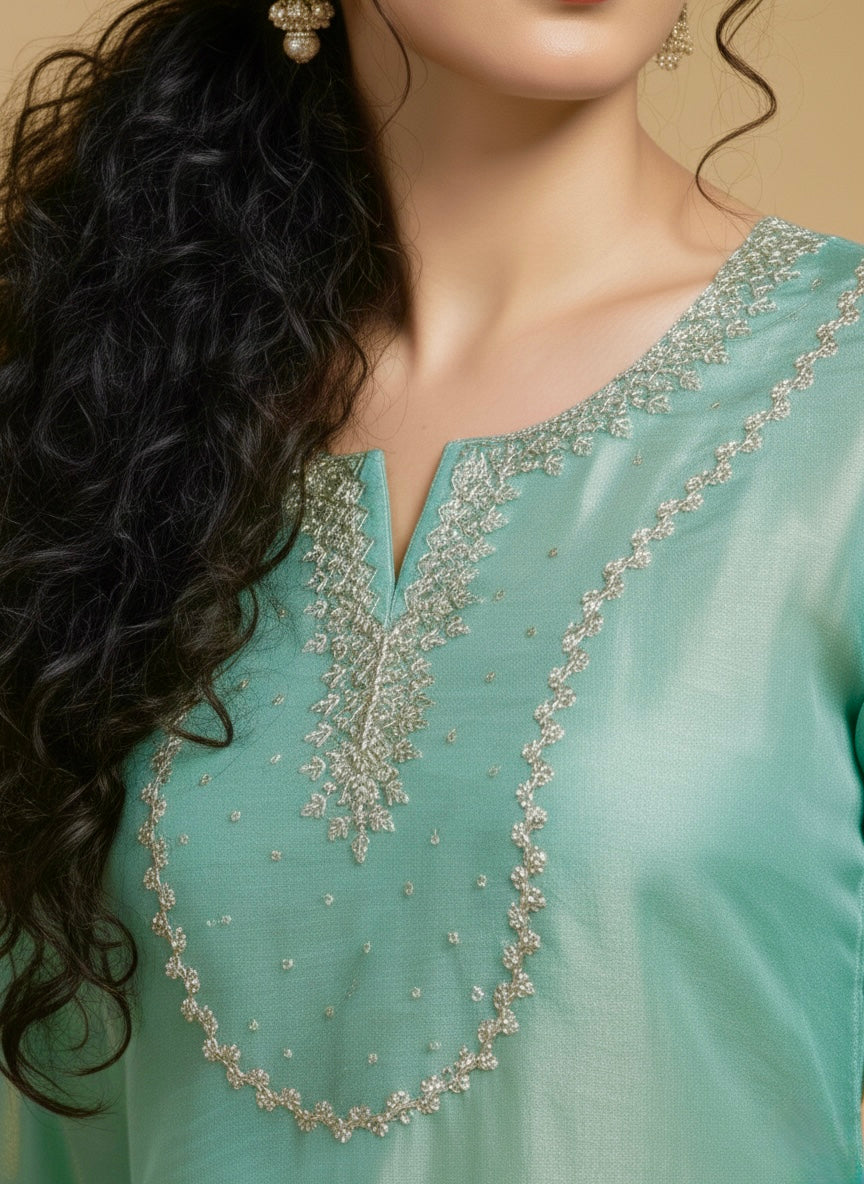 Shimmer Noor Farshi Suit