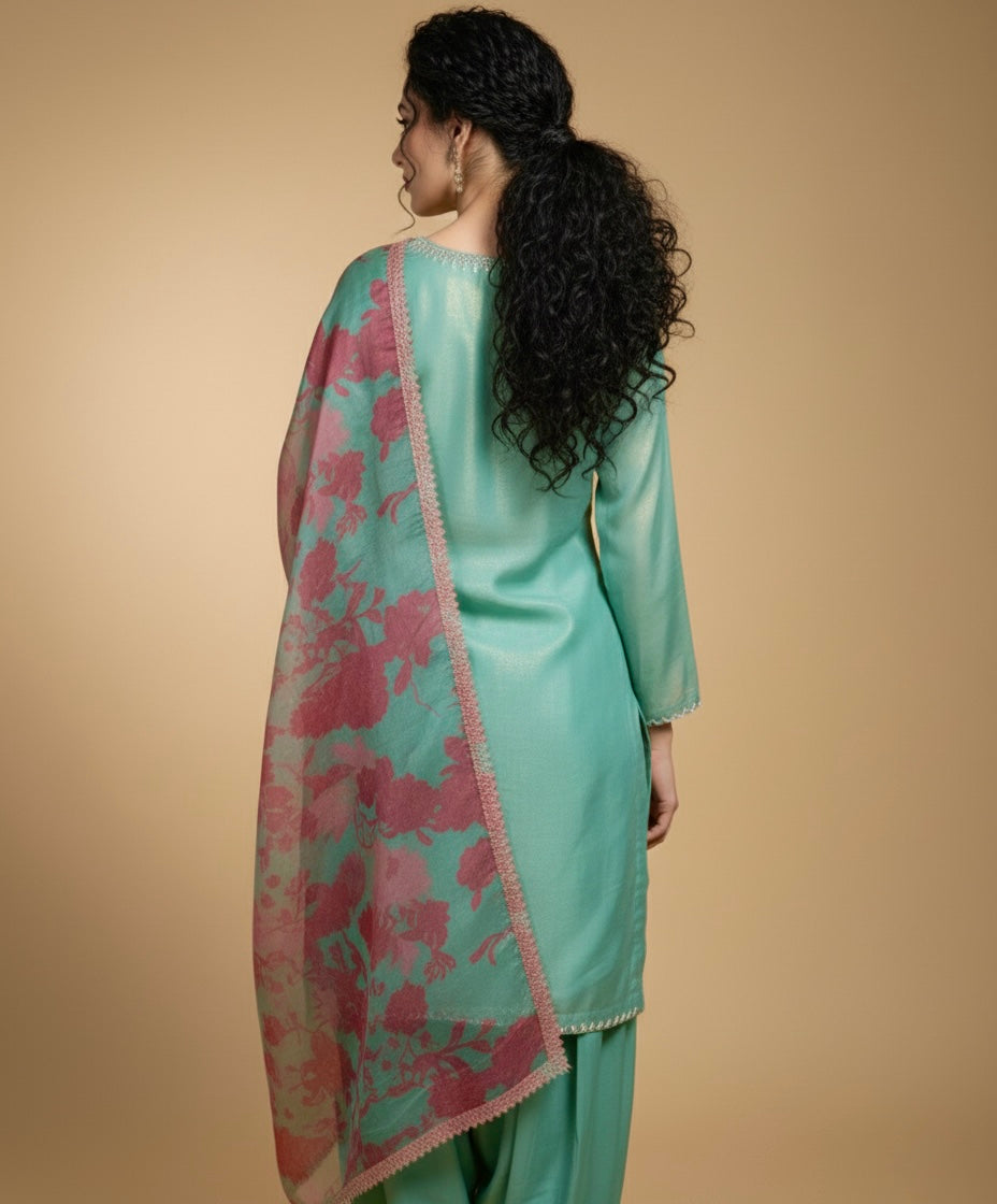 Shimmer Noor Farshi Suit