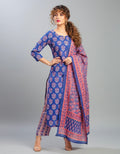 Floral Grace Cotton Suit