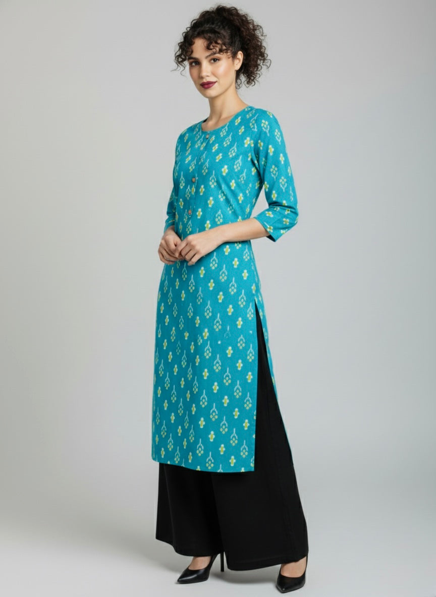 Neelanjana Printed Single Cotton Kurti