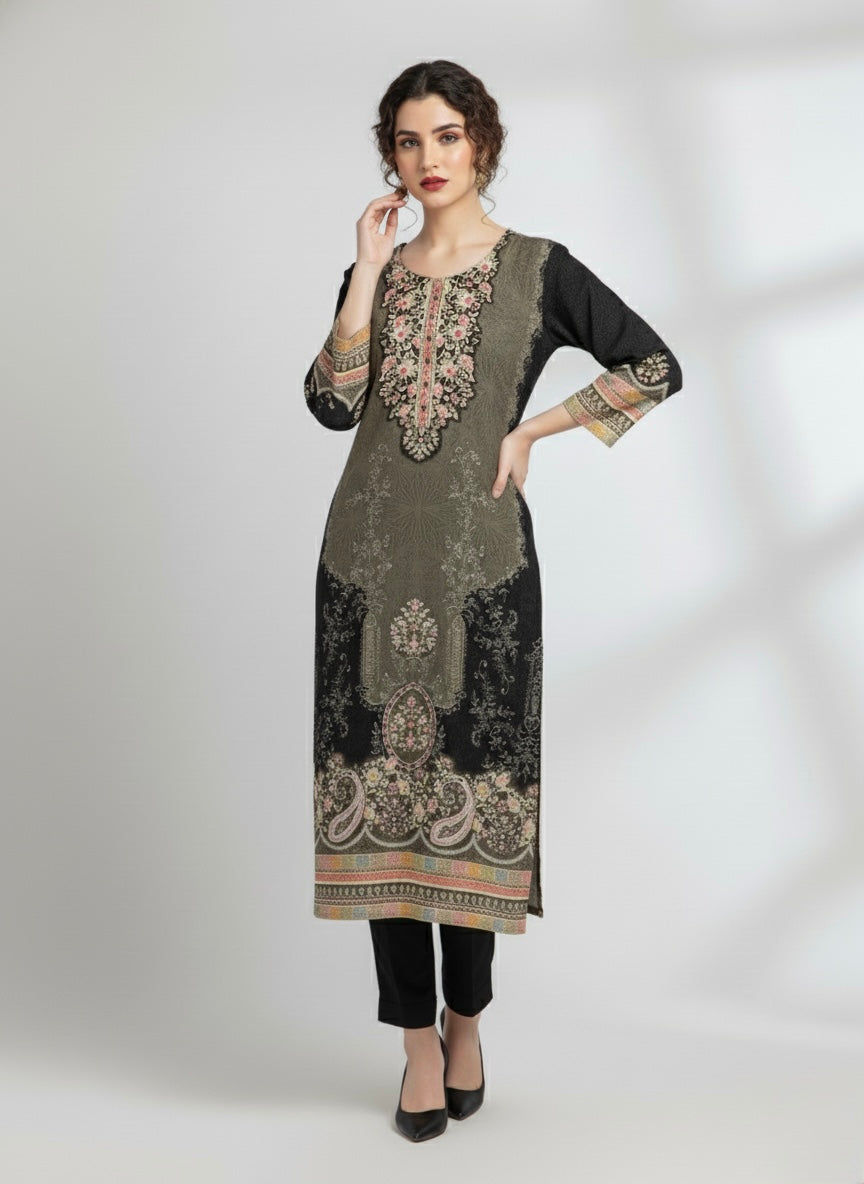 Crepe Silk Luxe Pakistani Suit