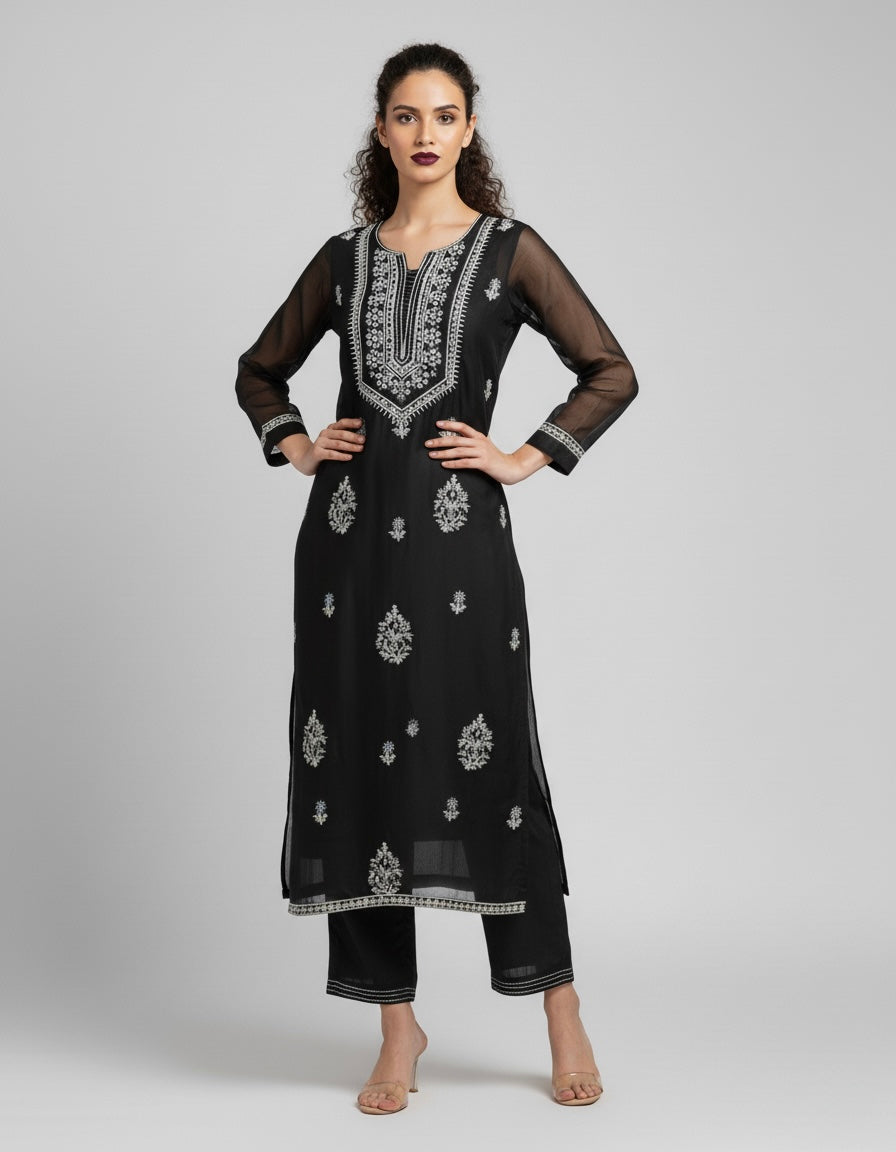 Lucknowi Zaraahat Suit