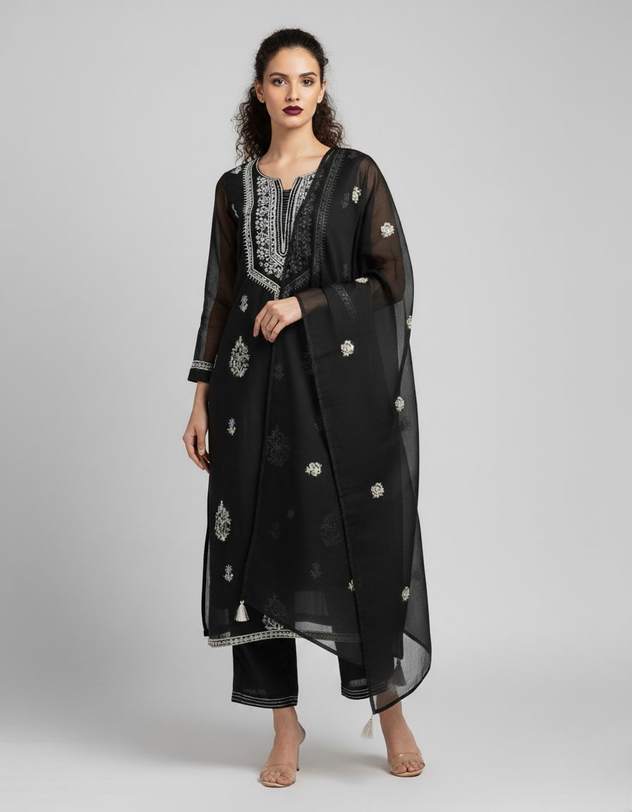 Lucknowi Zaraahat Suit