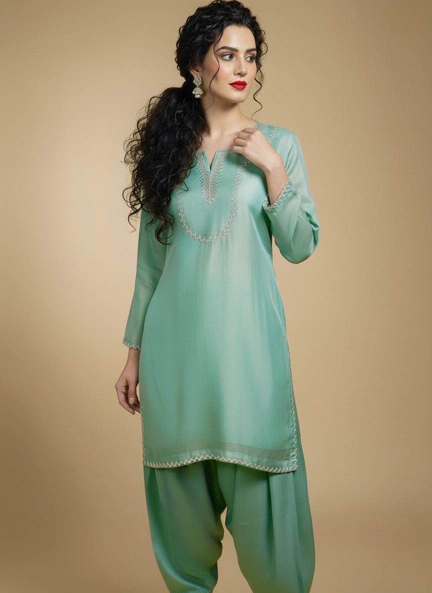Shimmer Noor Farshi Suit
