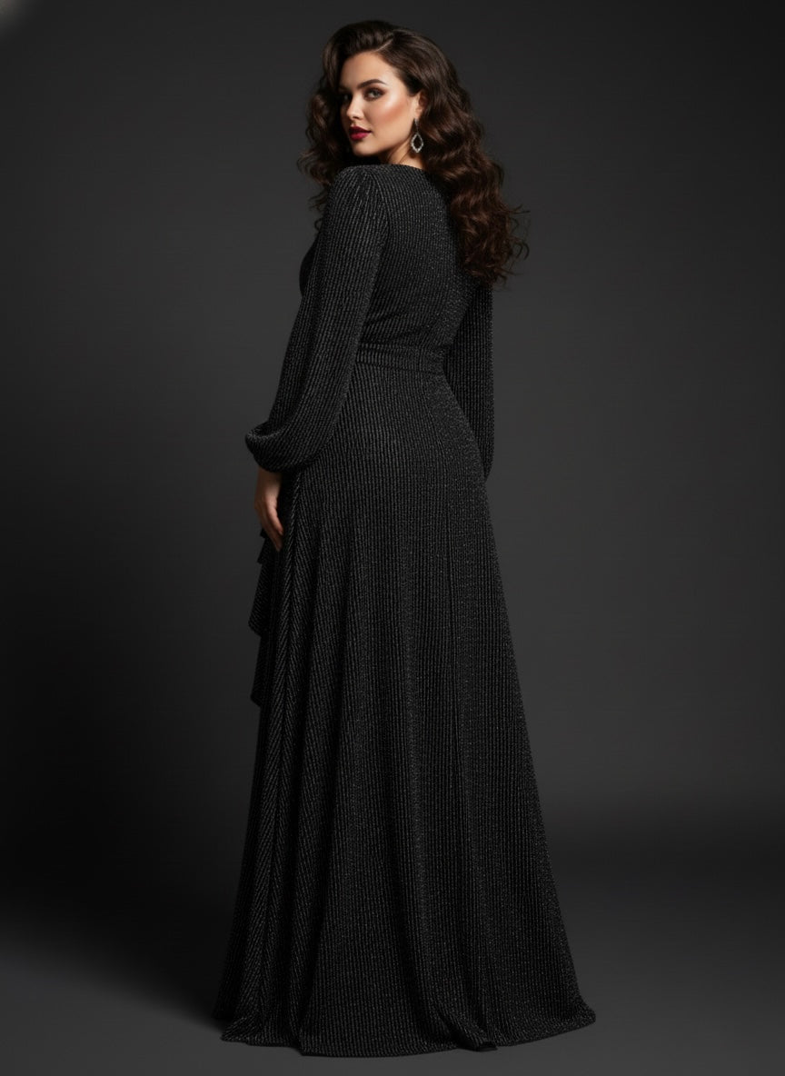 The Midnight Shimmer Gown
