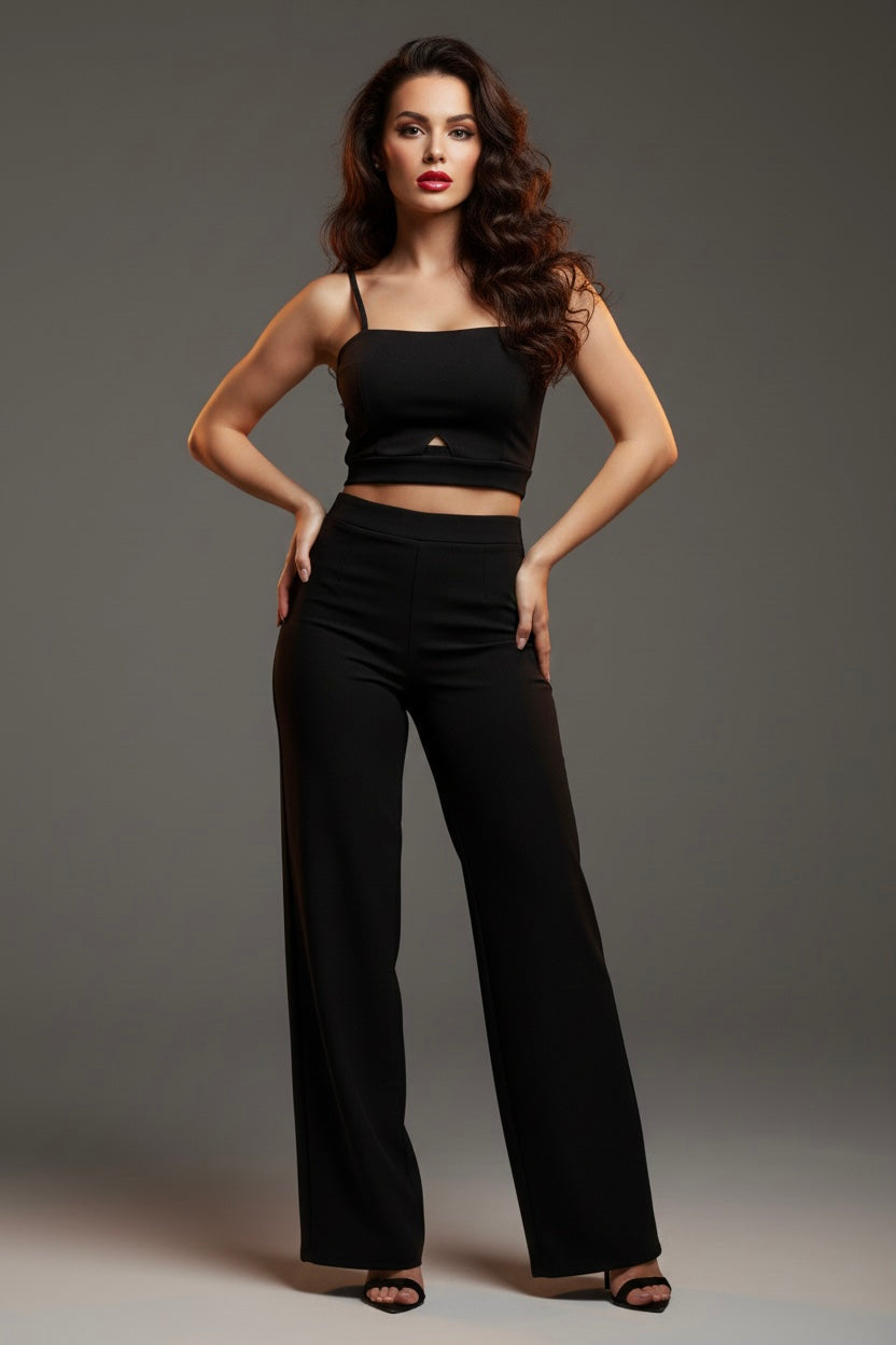Premium Black Western Co-ord Set