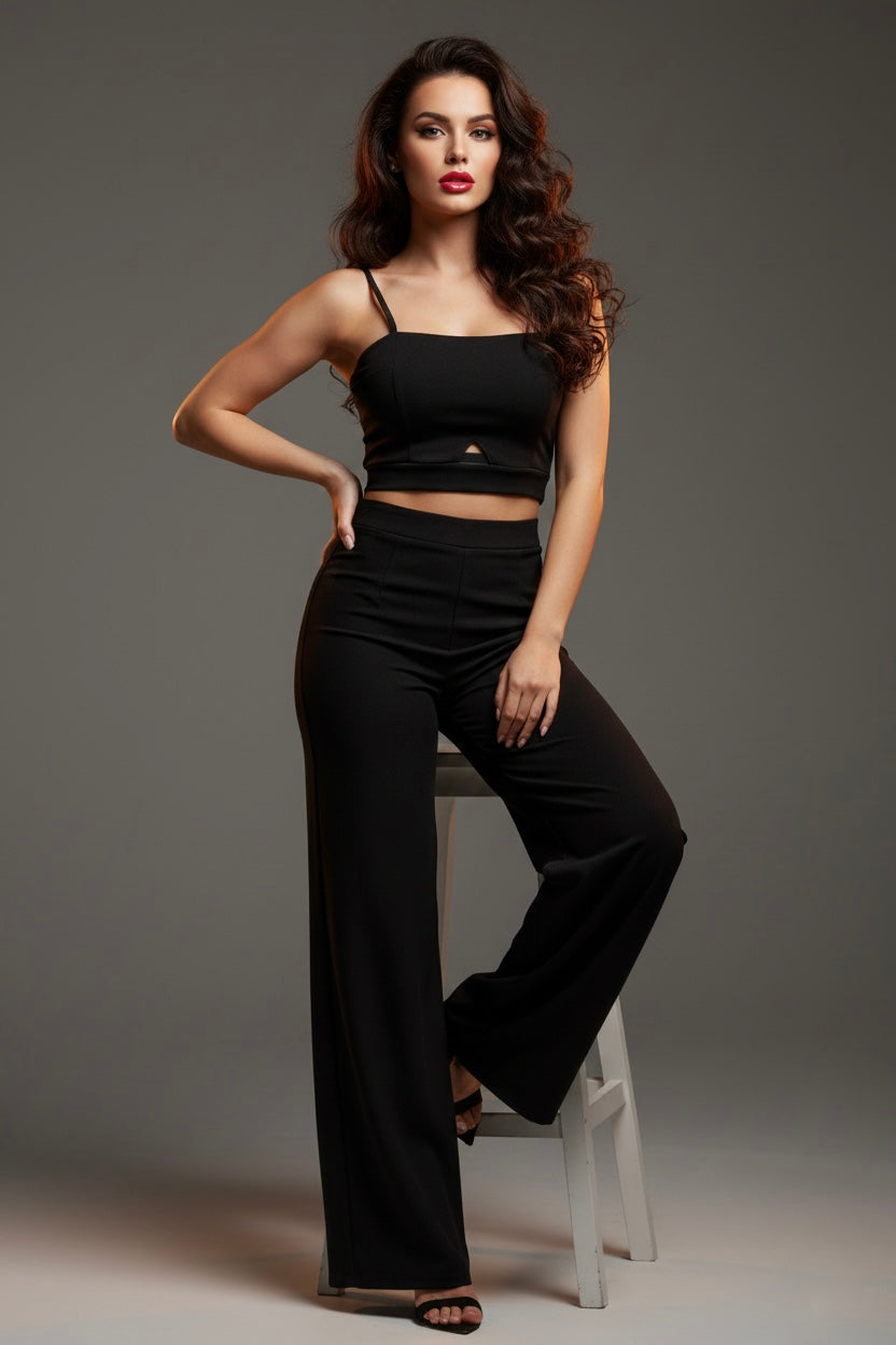 Premium Black Western Co-ord Set