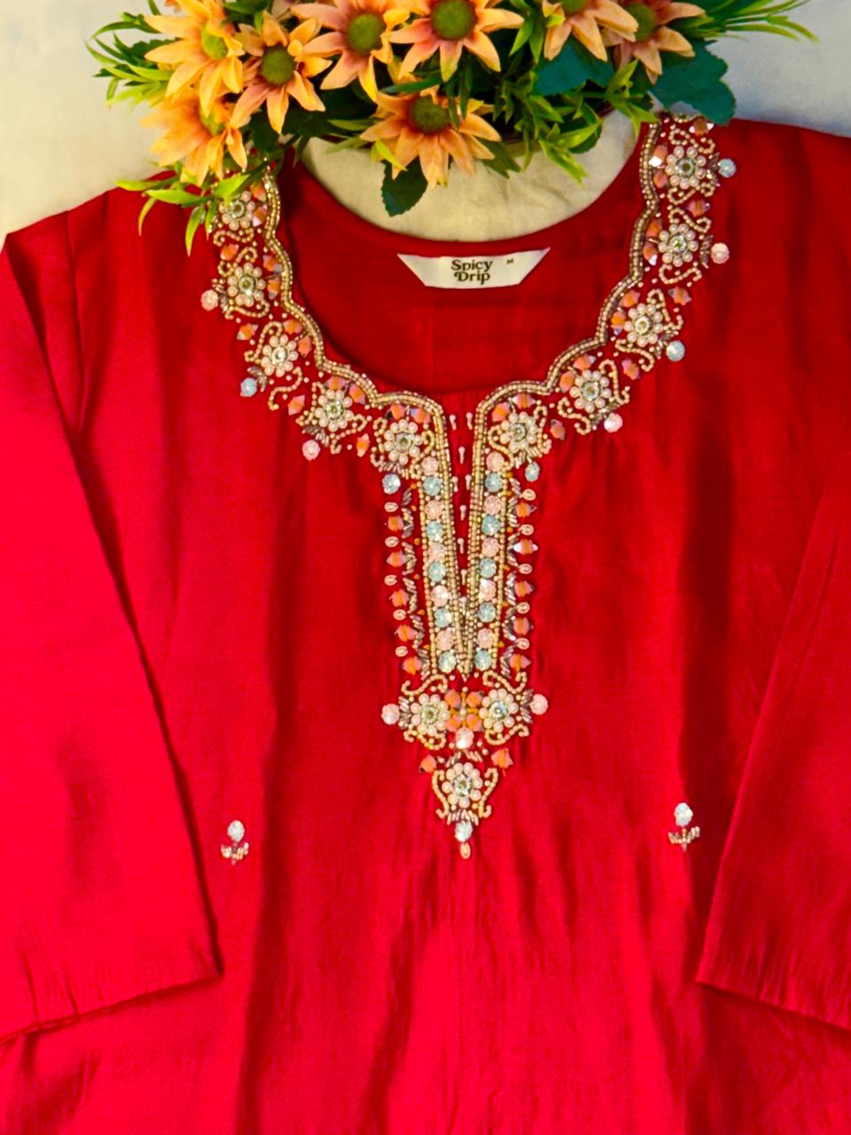 Heer Stone Embellished Suit