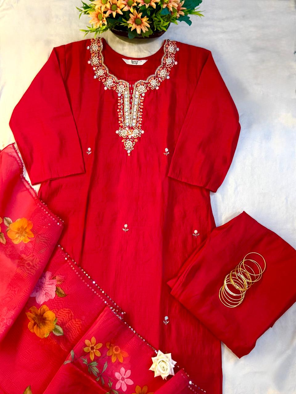 Heer Stone Embellished Suit