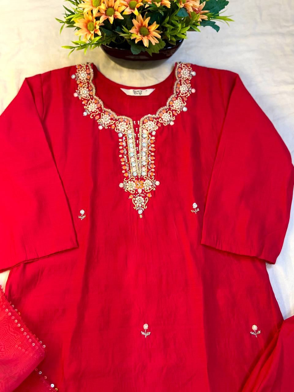 Heer Stone Embellished Suit