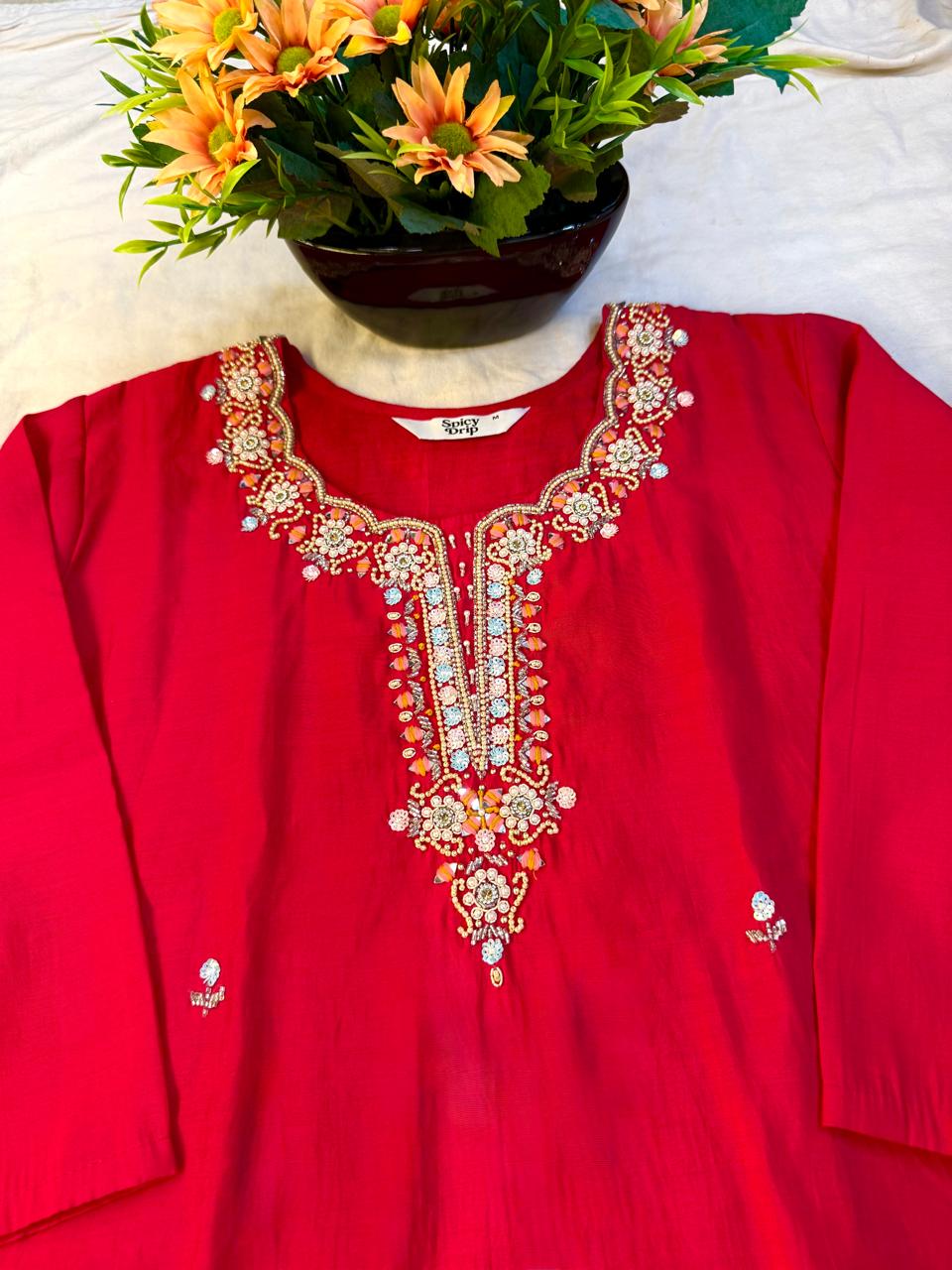 Heer Stone Embellished Suit