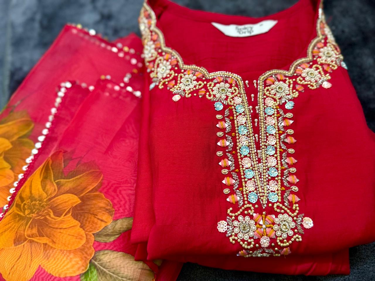 Heer Stone Embellished Suit