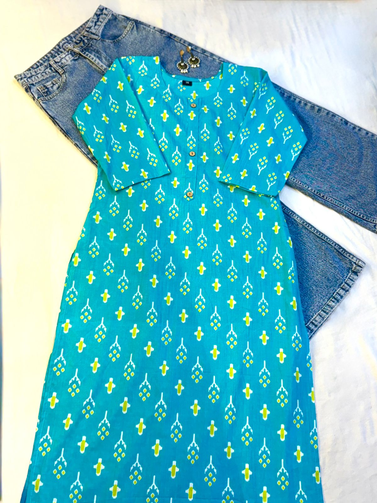 Neelanjana Printed Cotton Kurti