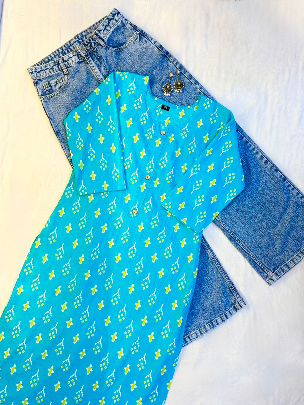 Neelanjana Printed Cotton Kurti