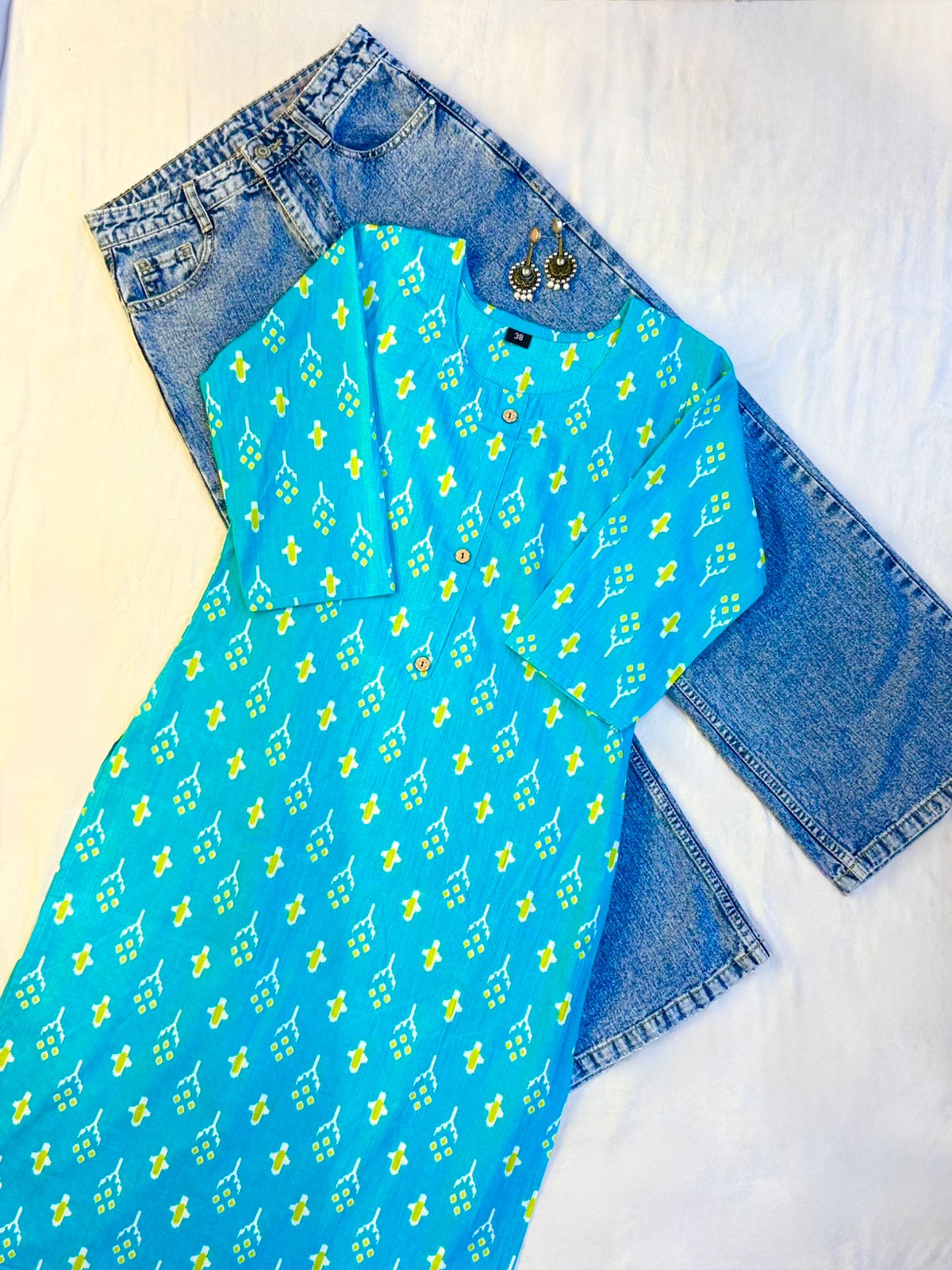 Neelanjana Printed Cotton Kurti