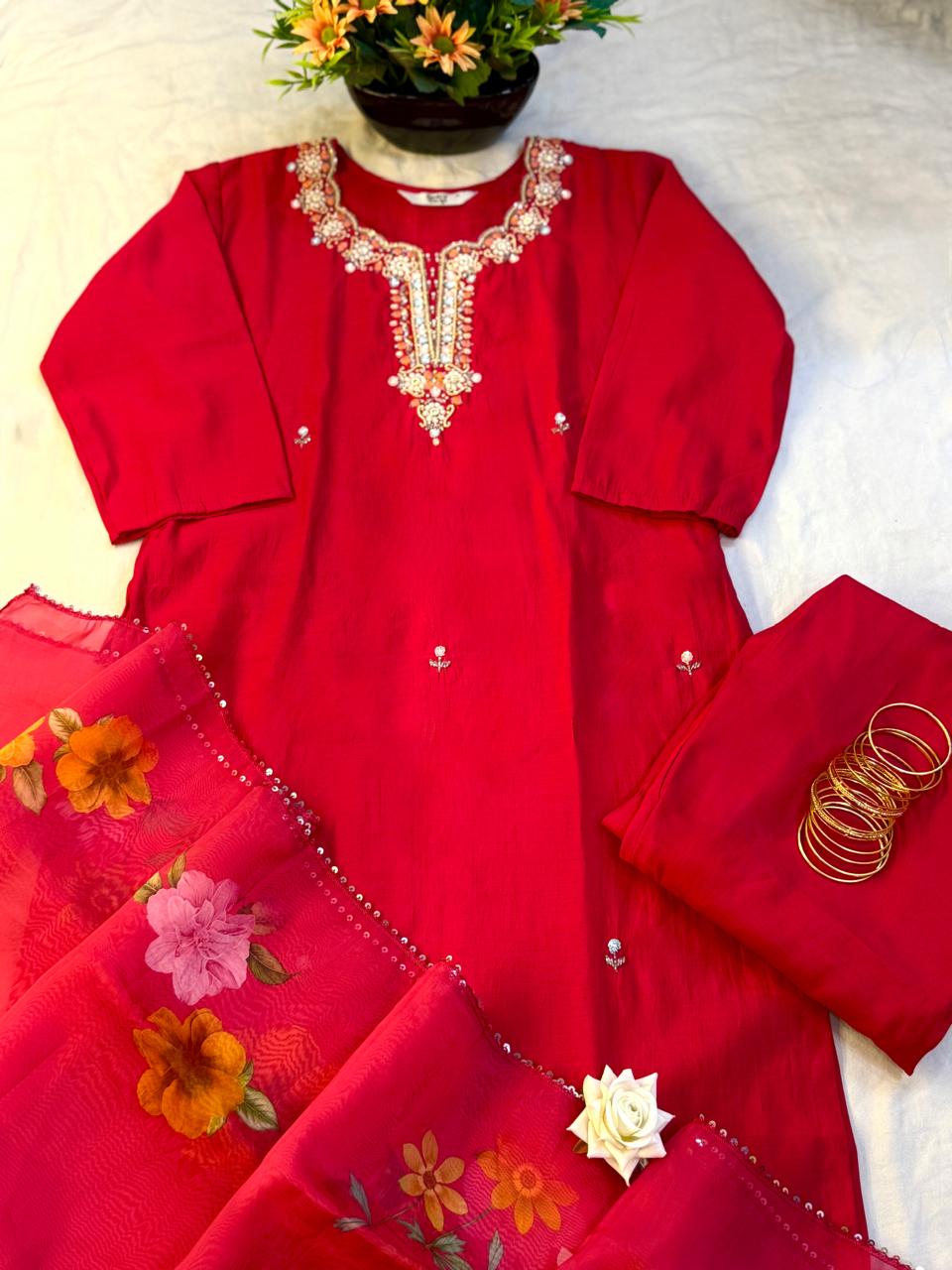 Heer Stone Embellished Suit