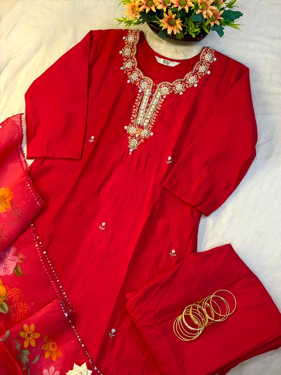 Heer Stone Embellished Suit