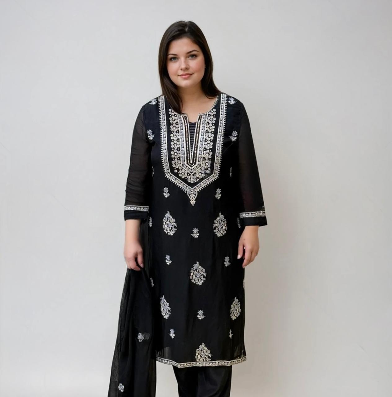 Lucknowi Zaraahat Suit